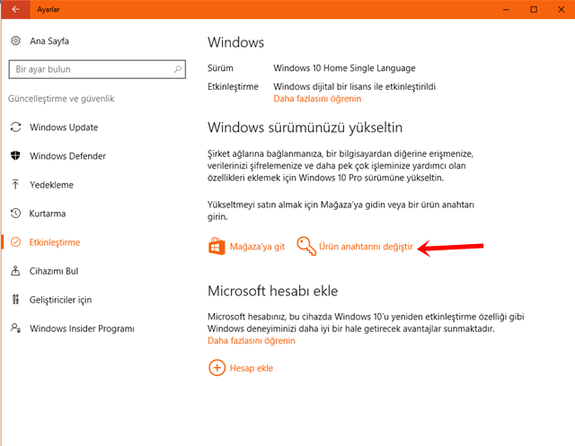 Windows 10 Ürün Anahtarını Değiştirmenin 5 Yolu