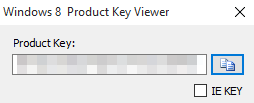 Windows 8 product key viewer